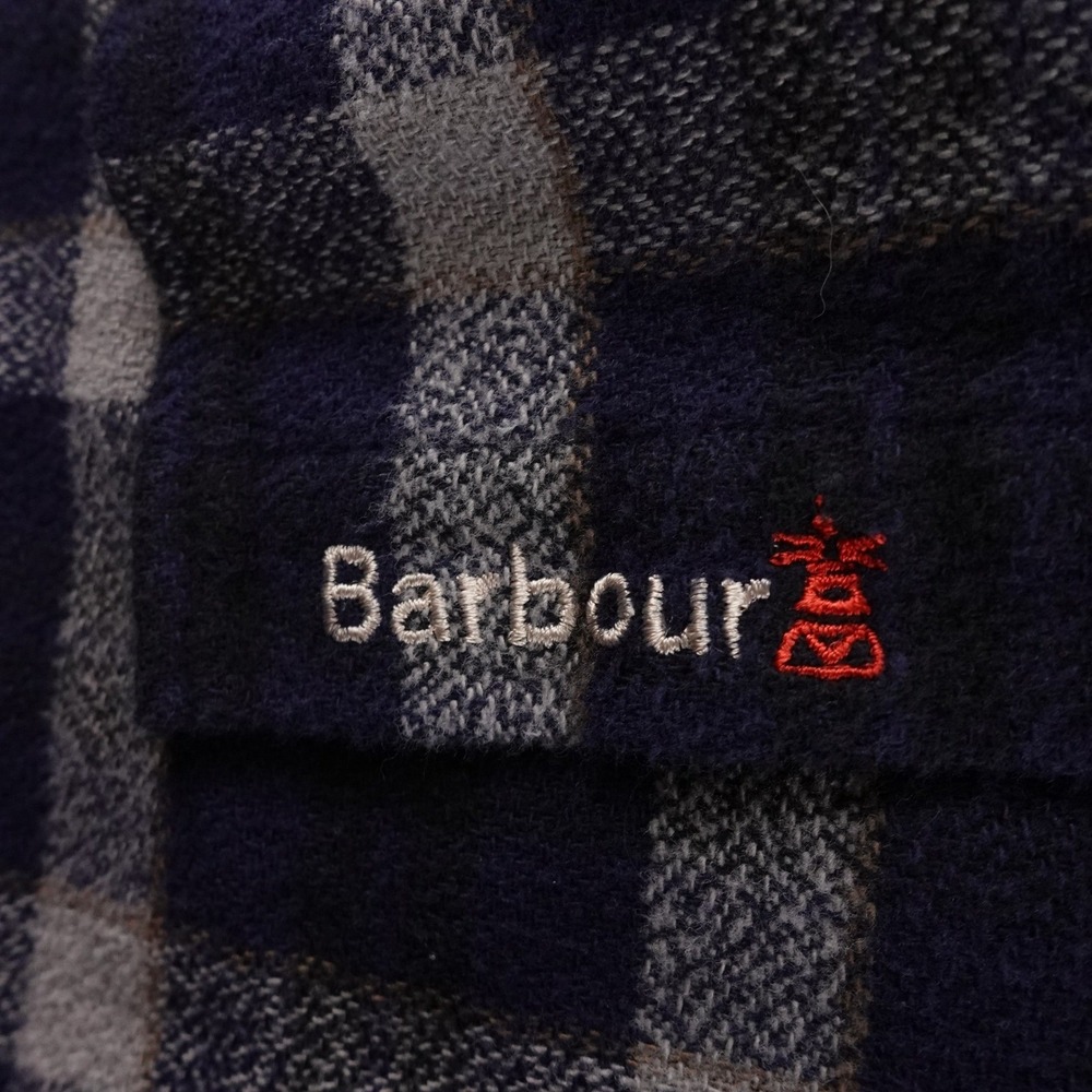 Barbour Tailored Fit Plaid Flannel Long Sleeve Button Up Shirt Mens L Outdoor - Picture 6 of 9
